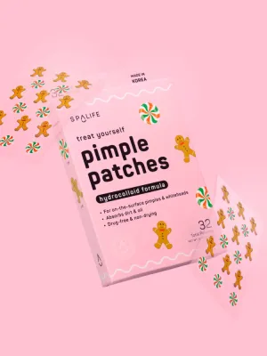 Holiday Hydrocolloid Pimple Patch - Gingerbread & Candies