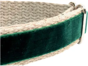 Holiday Velvet Evergreen 1"