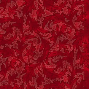 Holiday Wishes Crimson/Silver - (1)