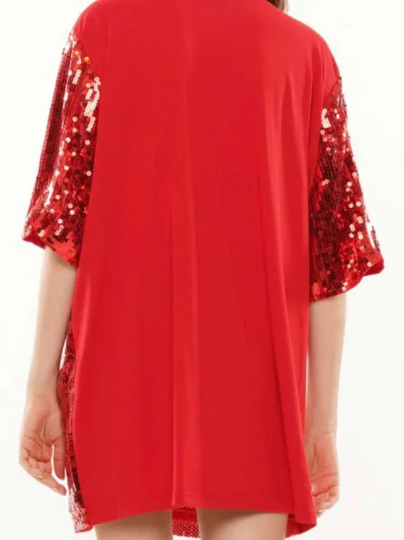 Holly Jolly Tunic: Red