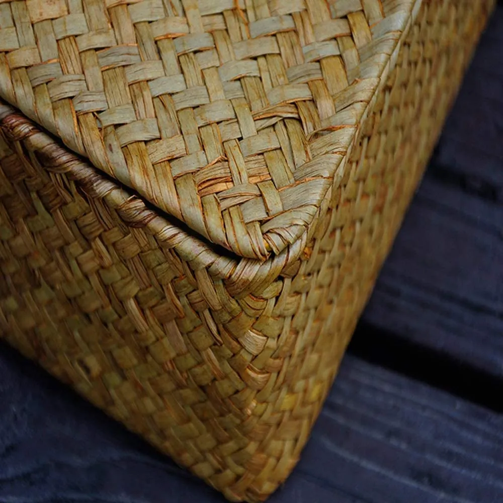 Homlly Rustic Woven Tissue Box Holder