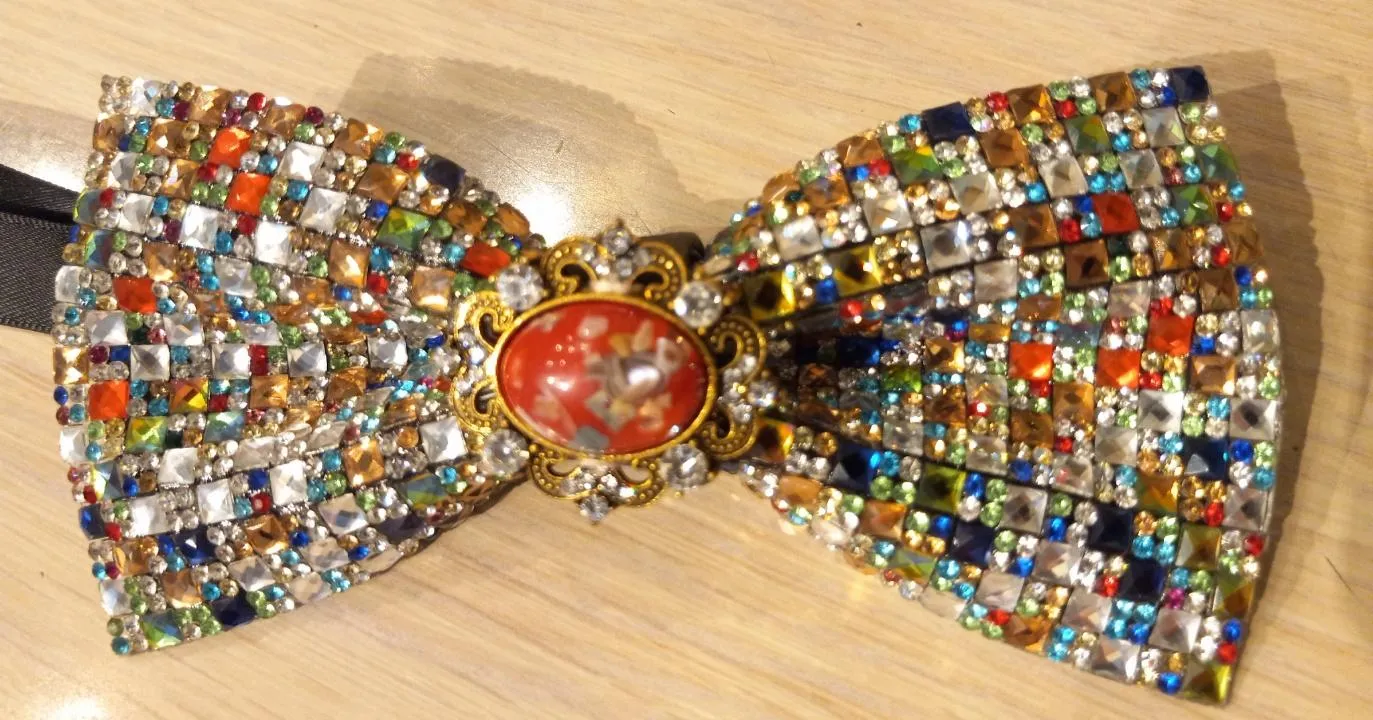 Hot Faux Fashion Bow Ties, Hand CraftedFinish