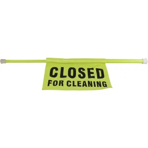 Impact Products Closed For Cleaning Safety Sign Pole