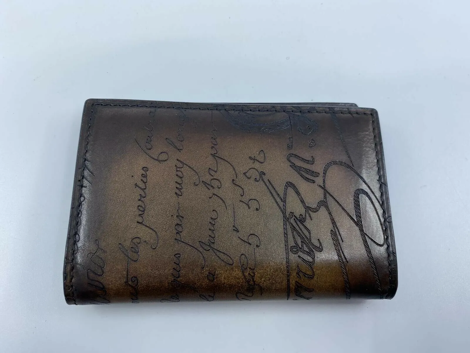 Jagua Scritto Leather Card Holder