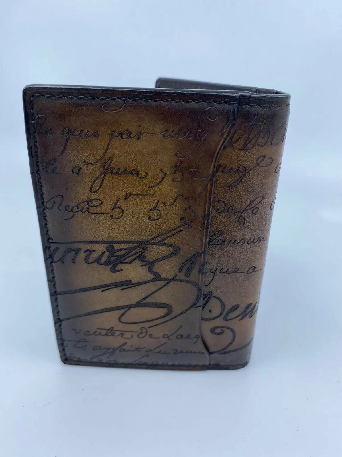 Jagua Scritto Leather Card Holder