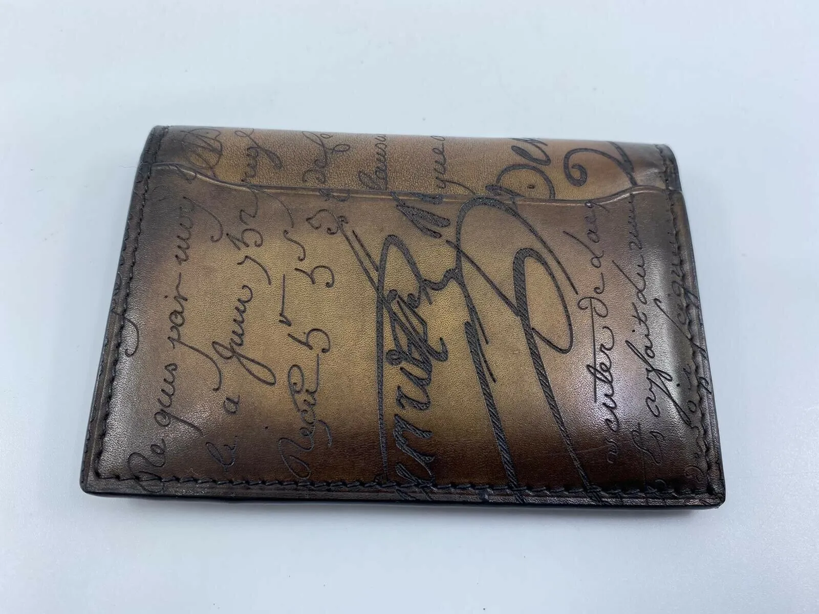 Jagua Scritto Leather Card Holder