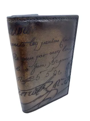 Jagua Scritto Leather Card Holder