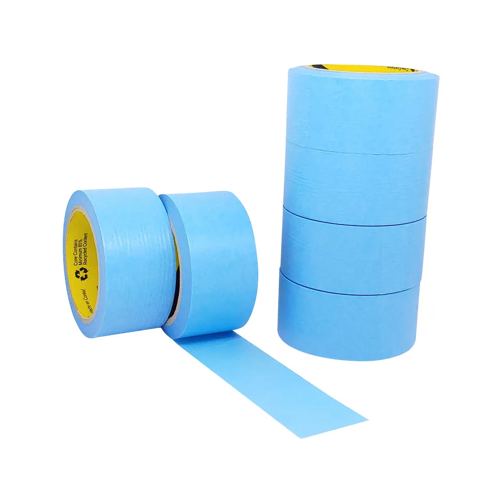 JMIBASIC Masking Tape Washi Paper  - 2 Inch (48mm) x 44 Yard, Multi Pack, Blue Painters Tape for Delicate Surface