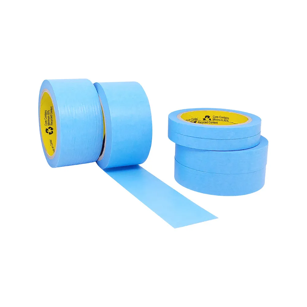 JMIBASIC Painters Washi Tape Set - Assorted Size 1/2 x 1 x 2 Inch, Masking Tape for Delicate Surfaces