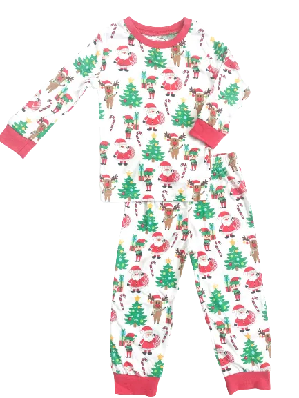 Kids Jingle All The Way Long Sleeve PJ