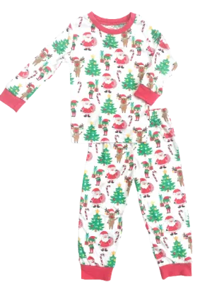Kids Jingle All The Way Long Sleeve PJ