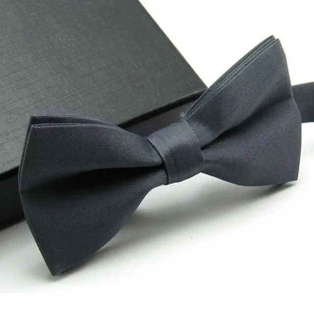 KLV New Boys Girls School Fashion Bow tie For Kids Bowtie Solid Candy Colorful Baby Butterfly Cravat Gravata