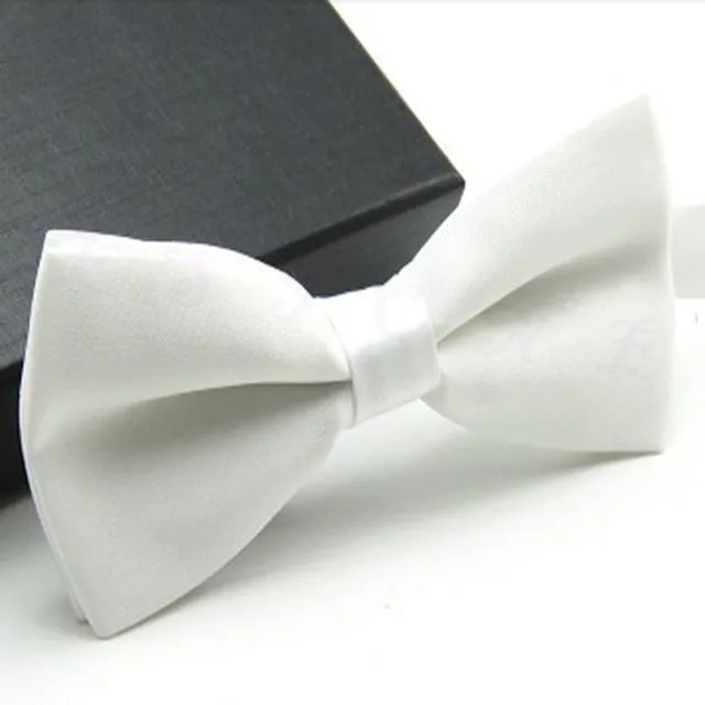 KLV New Boys Girls School Fashion Bow tie For Kids Bowtie Solid Candy Colorful Baby Butterfly Cravat Gravata