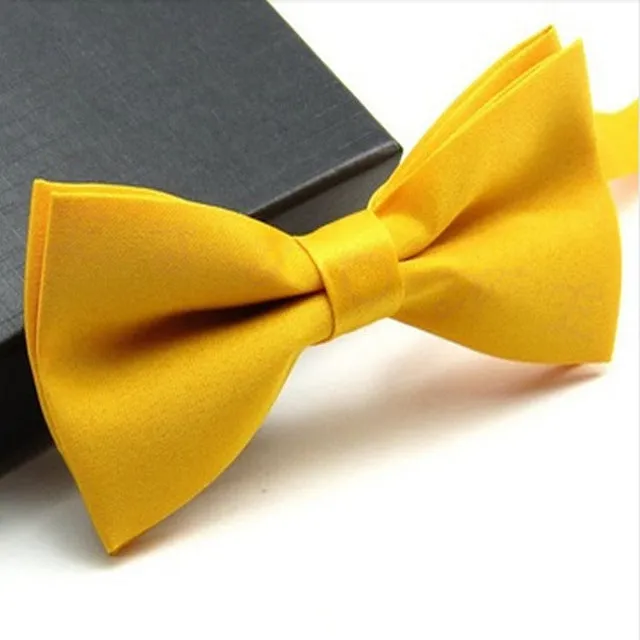 KLV New Boys Girls School Fashion Bow tie For Kids Bowtie Solid Candy Colorful Baby Butterfly Cravat Gravata