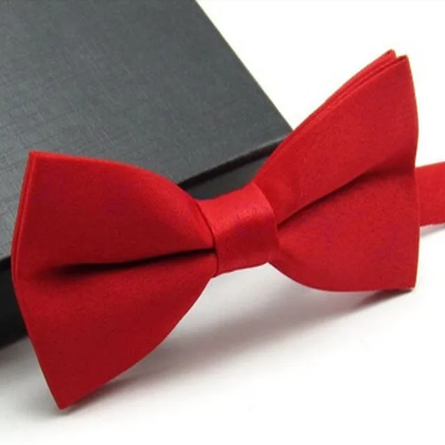 KLV New Boys Girls School Fashion Bow tie For Kids Bowtie Solid Candy Colorful Baby Butterfly Cravat Gravata