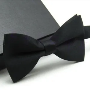 KLV New Boys Girls School Fashion Bow tie For Kids Bowtie Solid Candy Colorful Baby Butterfly Cravat Gravata
