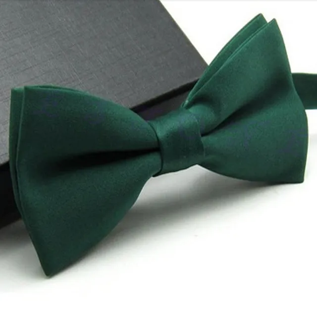 KLV New Boys Girls School Fashion Bow tie For Kids Bowtie Solid Candy Colorful Baby Butterfly Cravat Gravata