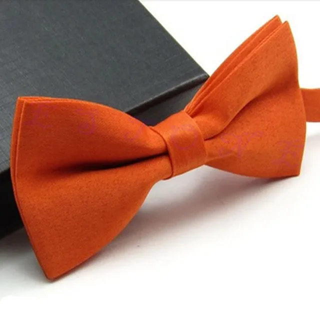 KLV New Boys Girls School Fashion Bow tie For Kids Bowtie Solid Candy Colorful Baby Butterfly Cravat Gravata