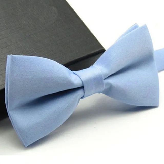 KLV New Boys Girls School Fashion Bow tie For Kids Bowtie Solid Candy Colorful Baby Butterfly Cravat Gravata