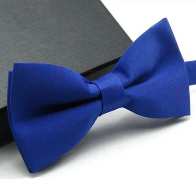 KLV New Boys Girls School Fashion Bow tie For Kids Bowtie Solid Candy Colorful Baby Butterfly Cravat Gravata