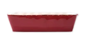 Large Red Rectangular Baker
