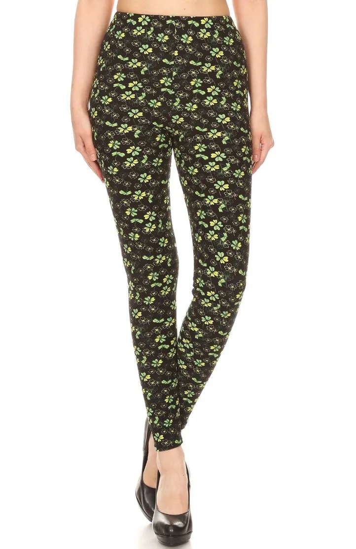 Lucky Clover St. Patrick's Day Leggings