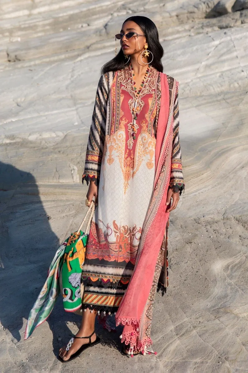 M221-014A-CI | Sana Safinaz Muzlin Spring Collection 2022 Vol 1  | Unstitched Printed Lawn Suits