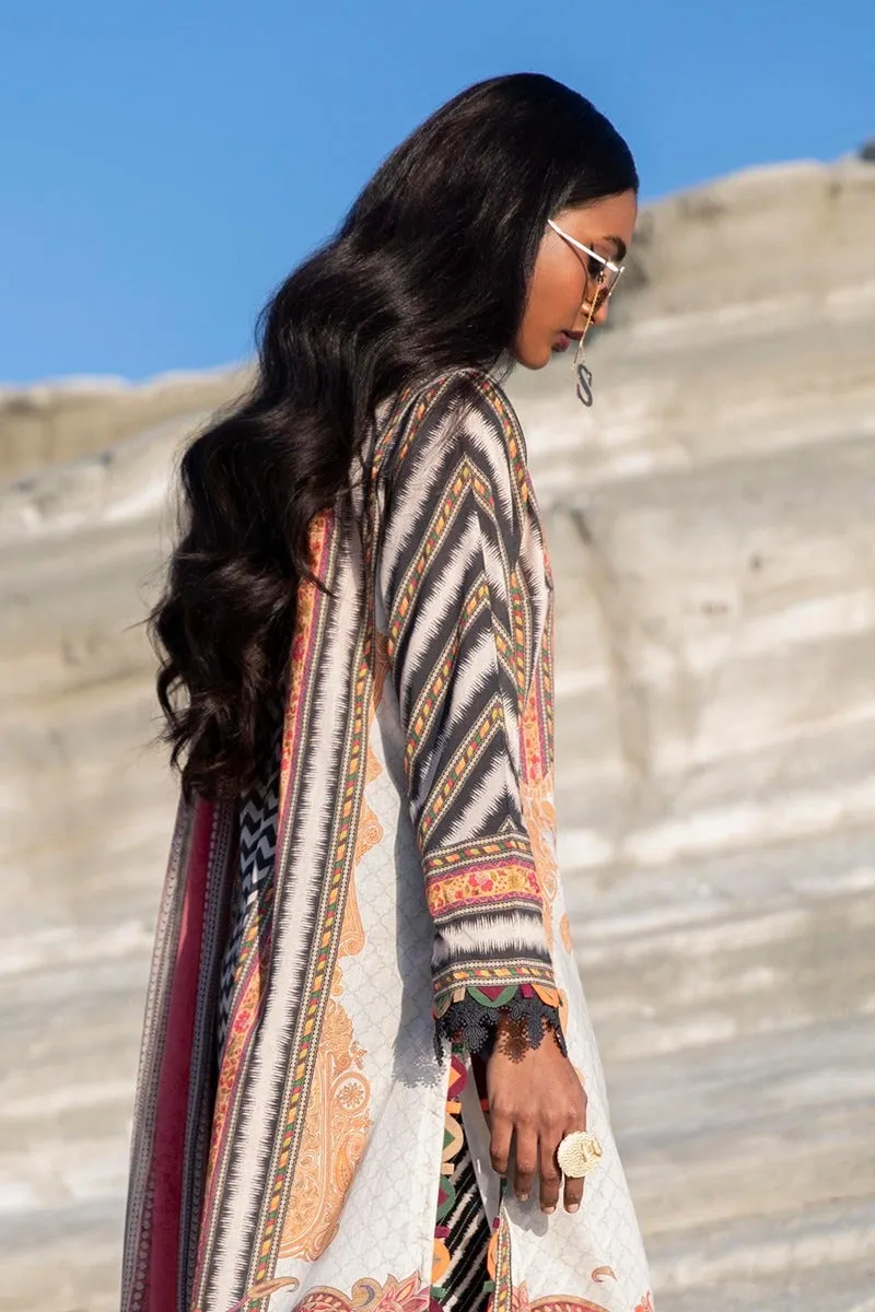 M221-014A-CI | Sana Safinaz Muzlin Spring Collection 2022 Vol 1  | Unstitched Printed Lawn Suits