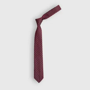 Maroon Printed Tie