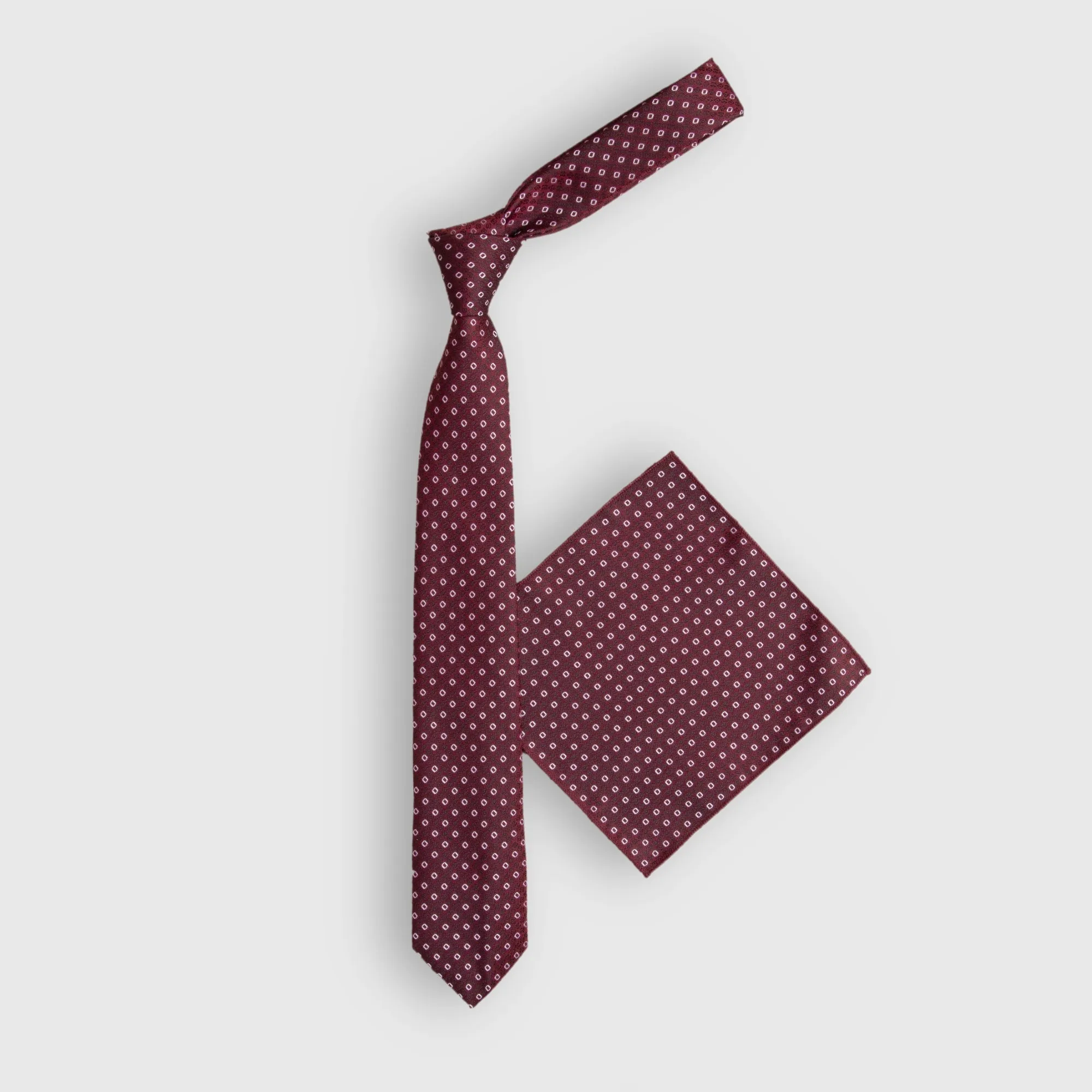 Maroon Printed Tie