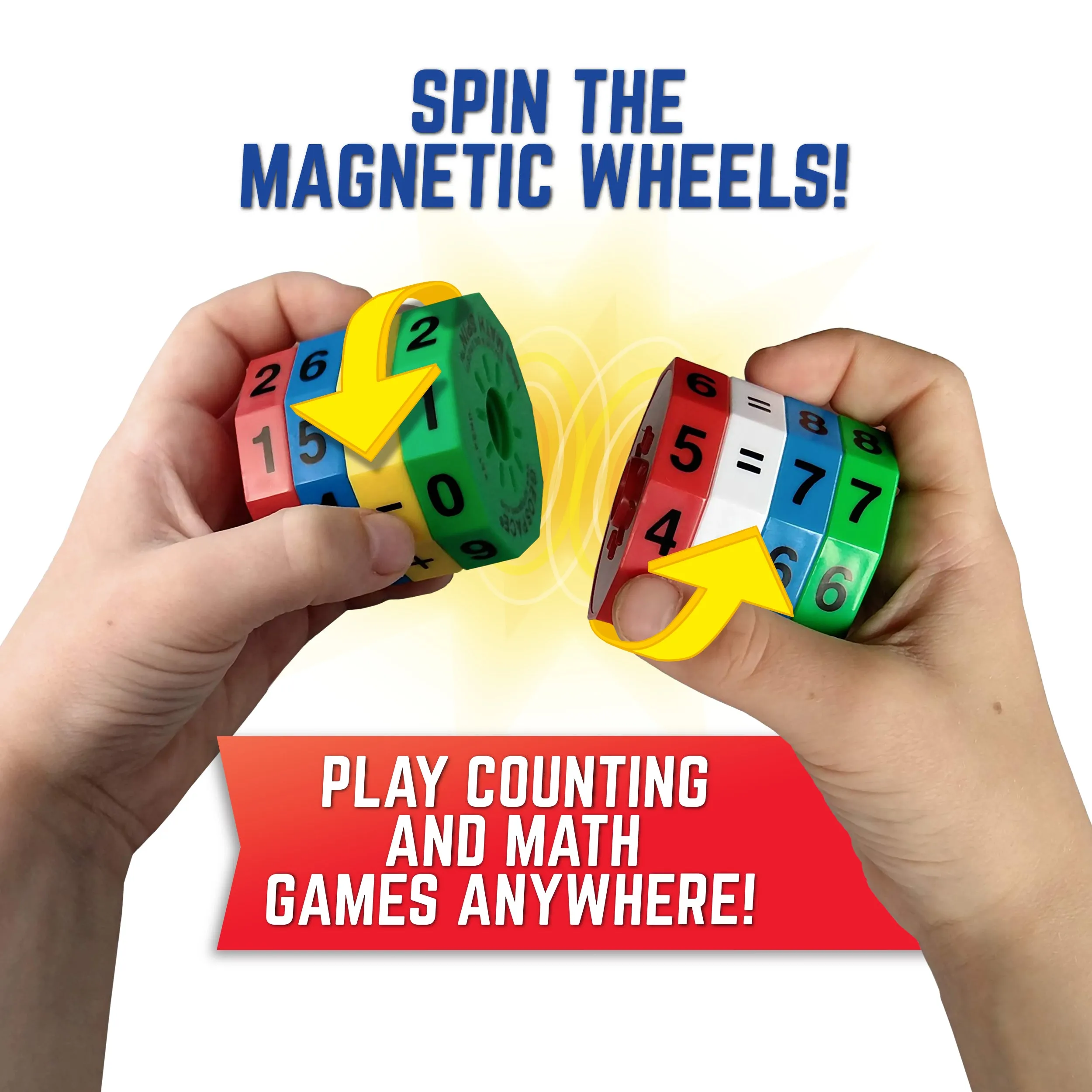 Math Spin Travel Edition with Storage Pouch