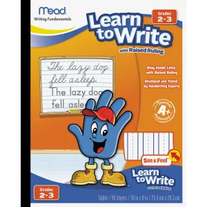 Mead Raised Ruling Dotted Line Writing Tablet