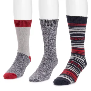 Men's 3 Pair Pack Microfiber Boot Socks