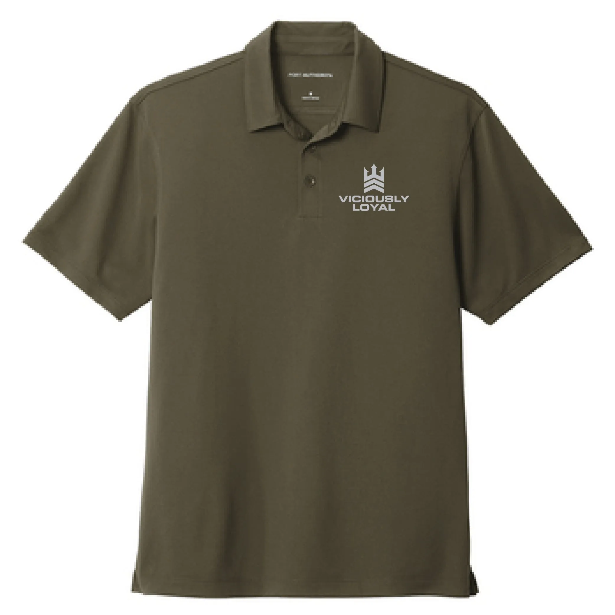 Men's Performance Polo - Military Green