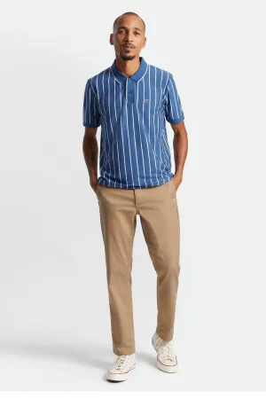 Men's Proper Vertical S/S Polo Knit