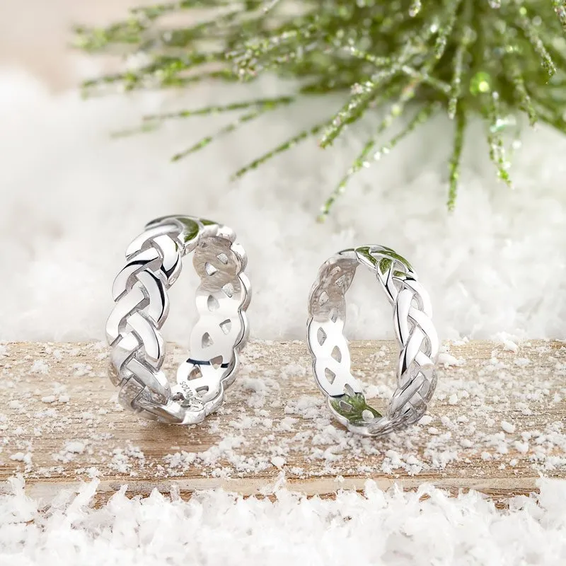 Men's Sterling Silver Celtic Knot Ring S2996
