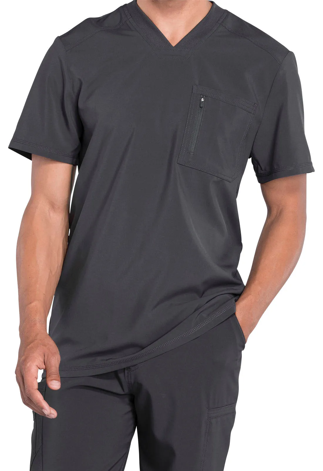 MEN'S TUCKABLE 2 POCKET V-NECK TOP CHEROKEE INFINITY