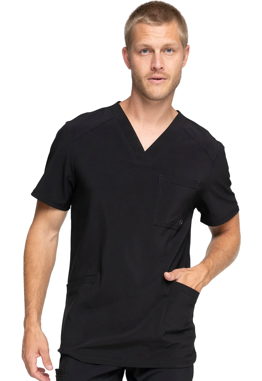 MEN'S V-NECK 3 POCKET TOP CHEROKEE INFINITY