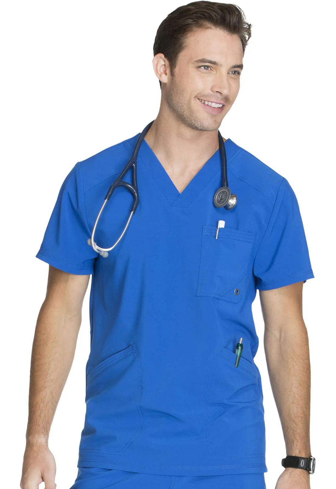 MEN'S V-NECK 3 POCKET TOP CHEROKEE INFINITY
