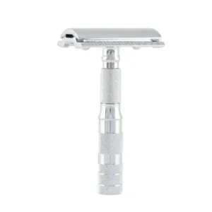 Merkur 933C Double Edge Safety Razor Straight Cut Chrome Travel Size