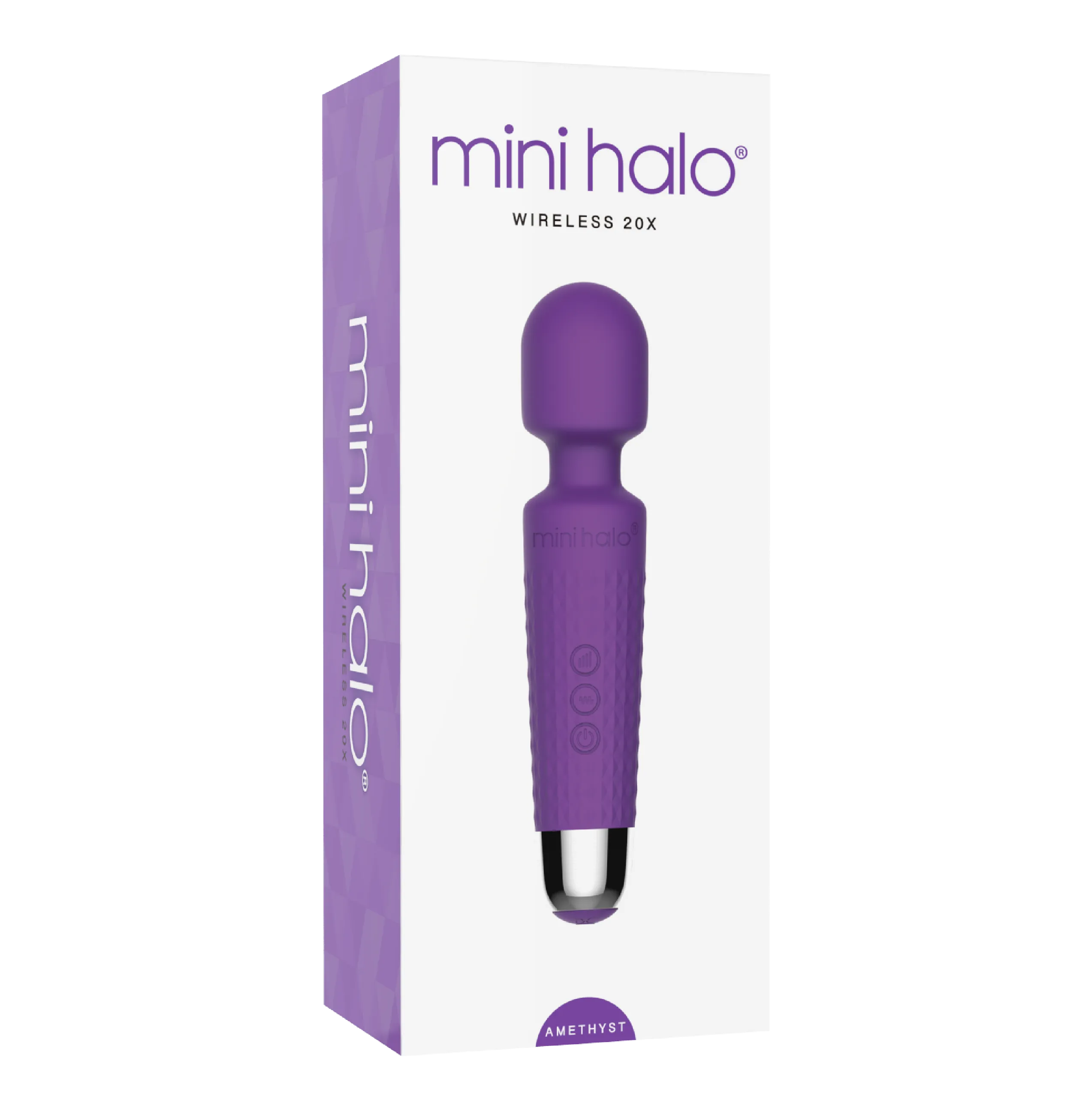 Mini Halo Wand Vibrator Amethyst