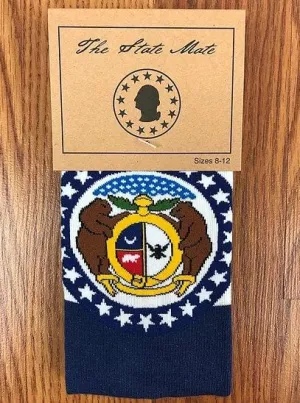 Missouri State Flag Socks