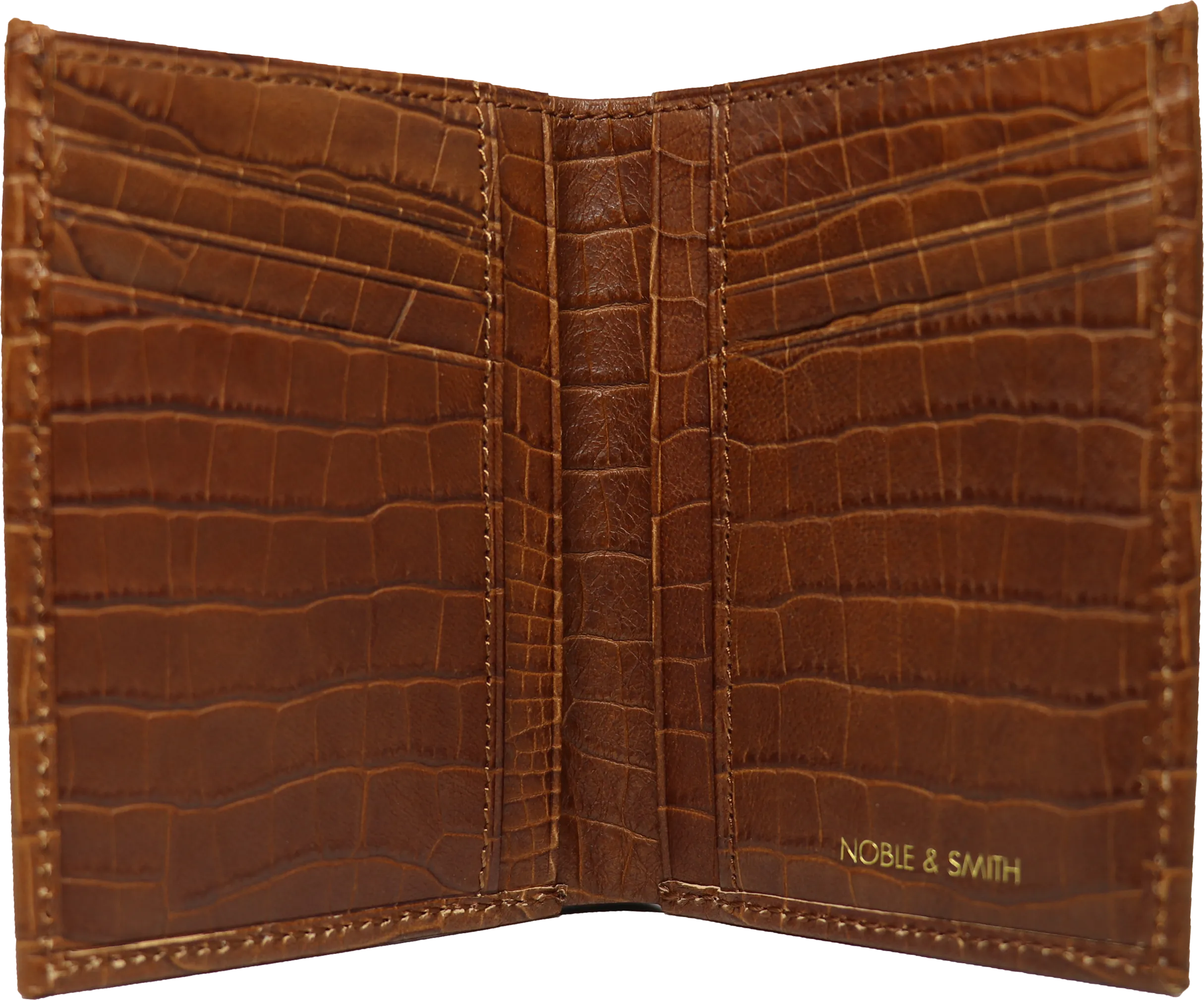 Monaco Handmade Vertical Bi-Fold Leather Wallet