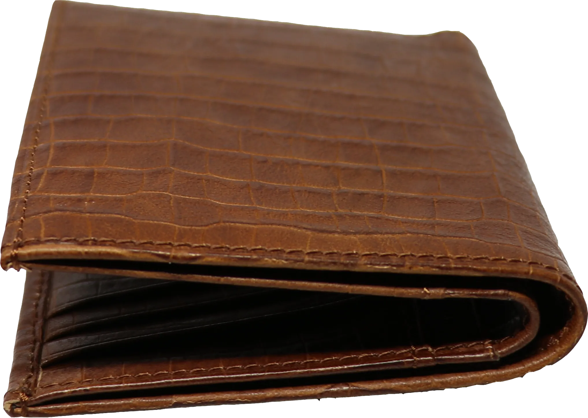 Monaco Handmade Vertical Bi-Fold Leather Wallet