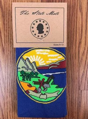 Montana State Flag Socks