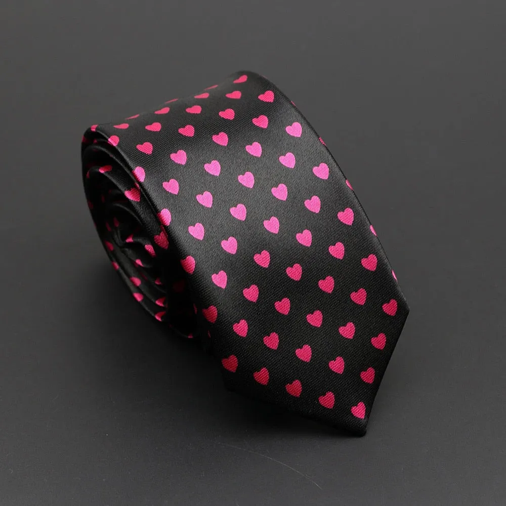 Musical Note Print Neck Tie