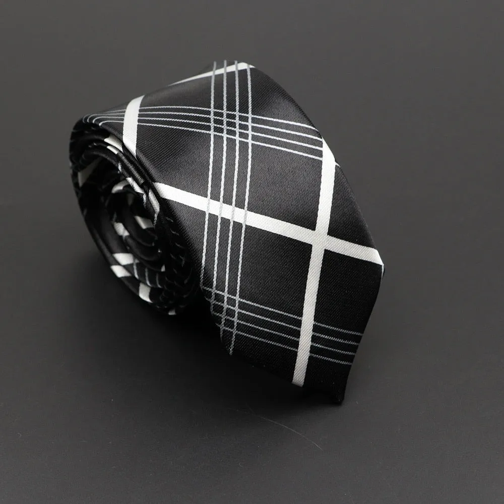 Musical Note Print Neck Tie