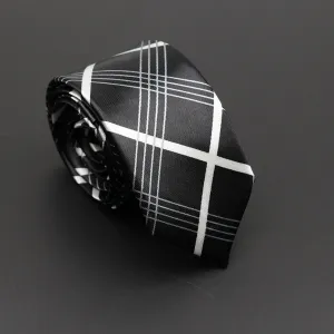 Musical Note Print Neck Tie