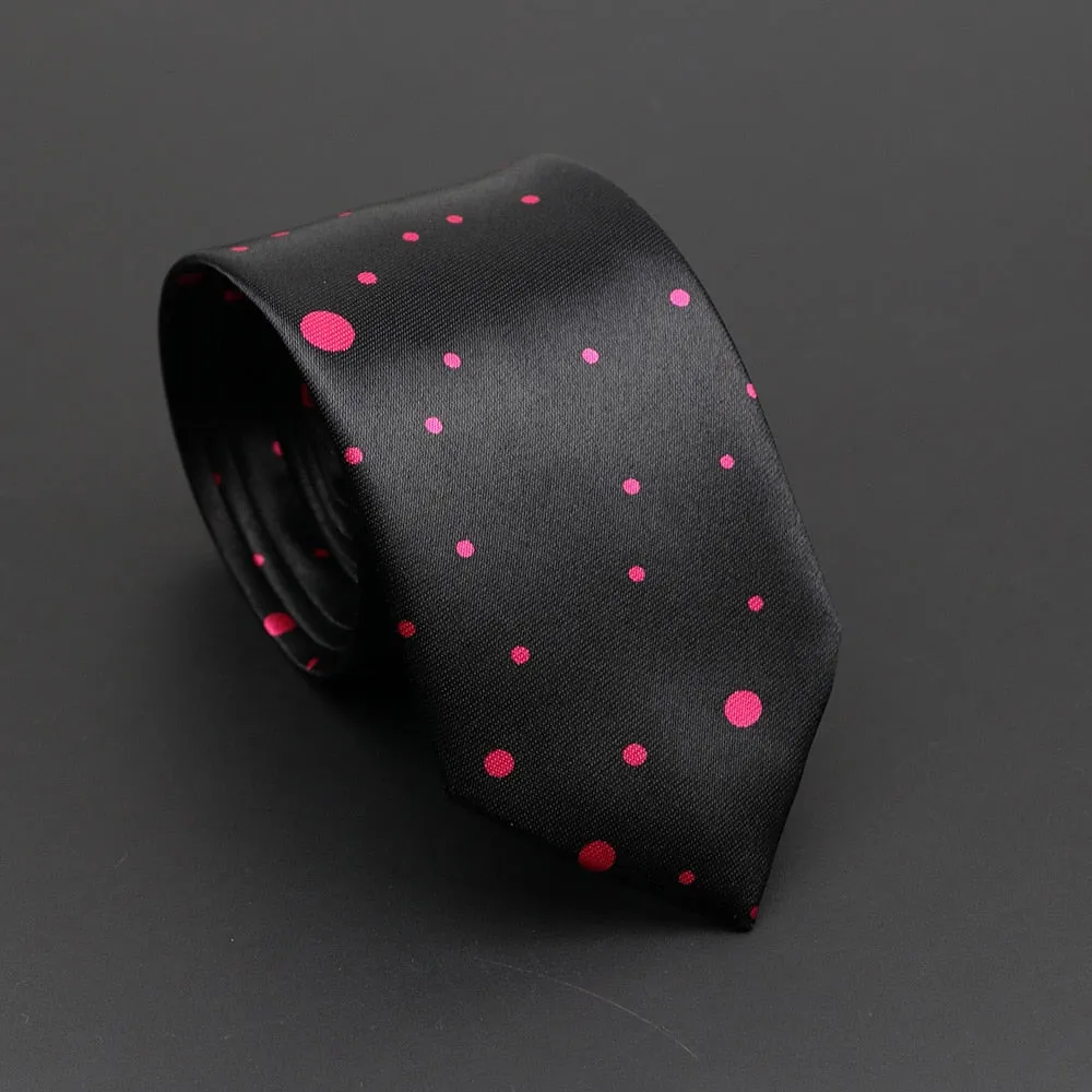 Musical Note Print Neck Tie