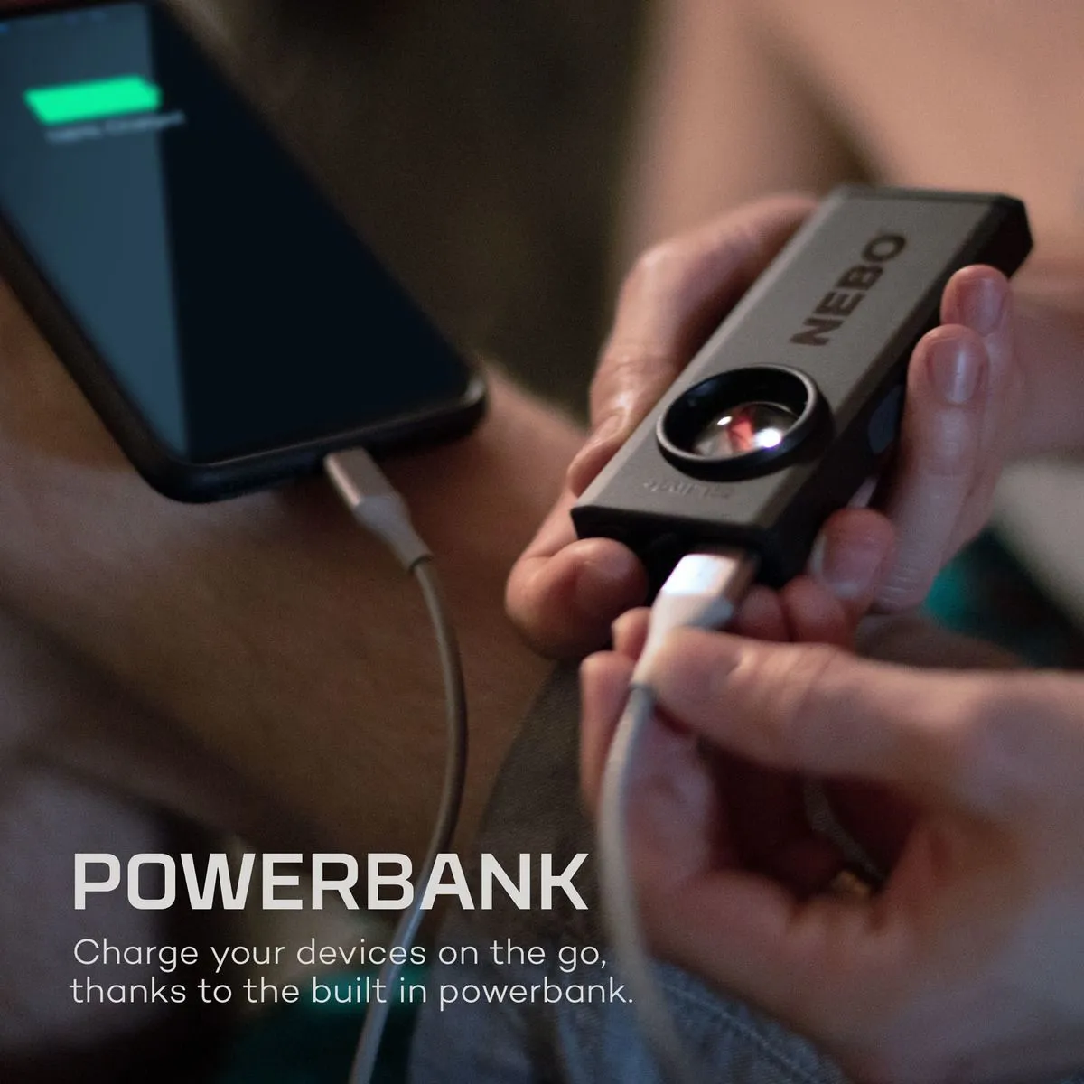 NEBO Slim  PowerBank / Flashlight w/Laser Pointer